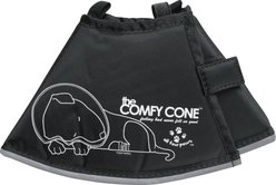 All Four Paws Comfy Cone E-Collar for Dogs & Cats, Black, Small