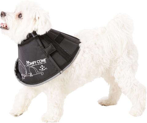 Show full view: All Four Paws Comfy Cone E-Collar for Dogs & Cats, Black, Small slide 4 of 13