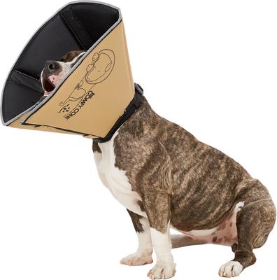 Show full view: All Four Paws Comfy Cone E-Collar for Dogs & Cats, Tan, Large slide 3 of 9
