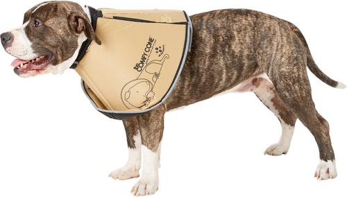 Show full view: All Four Paws Comfy Cone E-Collar for Dogs & Cats, Tan, Large slide 4 of 9