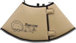 All Four Paws Comfy Cone E-Collar for Dogs & Cats, Tan, Medium
