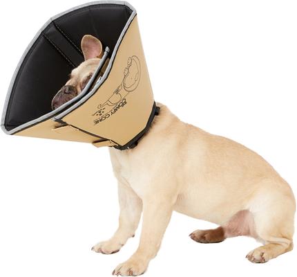Show full view: All Four Paws Comfy Cone E-Collar for Dogs & Cats, Tan, Medium slide 3 of 9