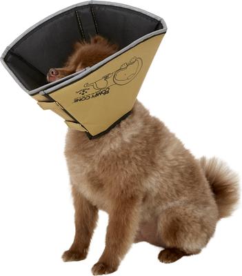 Show full view: All Four Paws Comfy Cone E-Collar for Dogs & Cats, Tan, Small-Long slide 3 of 9