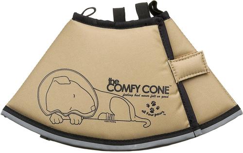 All Four Paws Comfy Cone E-Collar for Dogs & Cats, Tan