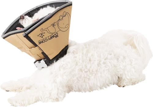 All Four Paws Comfy Cone E-Collar for Dogs & Cats, Tan