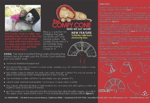 Show full view: All Four Paws Comfy Cone E-Collar for Dogs & Cats, Tan, X-Small slide 8 of 10