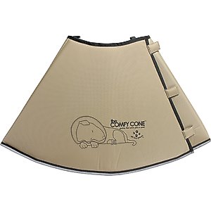 All Four Paws Comfy Cone E-Collar for Dogs & Cats, Black