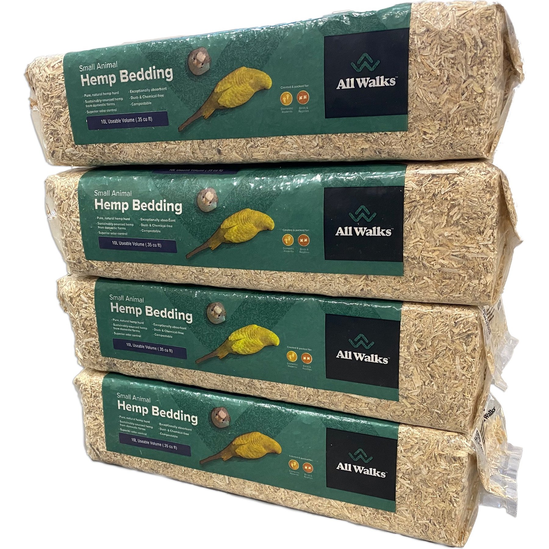 All Walks Hemp Chicken Bedding, 10-lb box