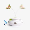 allforpaws 3-in-1 Feline Ultimate Interactive Cat Toy, White
