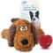 Show in main carousel: allforpaws Calming Pals Anti-Anxiety Plush Buddy Dog Toy, Brown slide 1 of 10