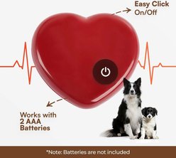 allforpaws Calming Pals Anti-Anxiety Plush Buddy Dog Toy, Brown slide 2 of 9