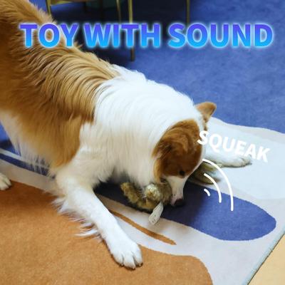 Show full view: allforpaws Classic Brown Rabbit Plush Dog Toy, Brown, Large slide 5 of 9