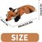 Show in main carousel: allforpaws Classic Fox Plush Dog Toy, Brown, Large slide 7 of 7