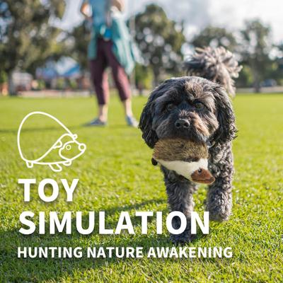 Show full view: allforpaws Classic Hedgehog Squeaky Plush Dog Toy, Brown, Large slide 5 of 9