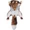 Show in main carousel: allforpaws Classic Road Kill Fox Plush Dog Toy, Brown slide 8 of 8
