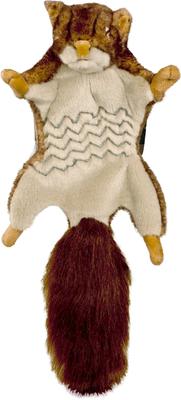 Show full view: allforpaws Classic Road Kill Mouse Plush Dog Toy, Brown slide 7 of 7