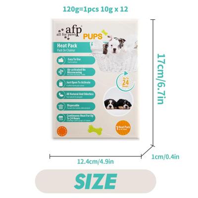 Show full view: allforpaws Dog Toy Heat Pack Refill, 12 count slide 7 of 9