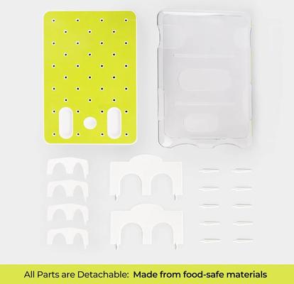 Show full view: allforpaws Interactives Cat Puzzle Feeder Toy, Green slide 4 of 11