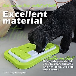 allforpaws Interactives Dog Sokudo Starter Treat Dispensing Dog Puzzle Toy, Green slide 2 of 9