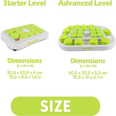 Show full view: allforpaws Interactives Dog Sokudo Starter Treat Dispensing Dog Puzzle Toy, Green slide 7 of 10