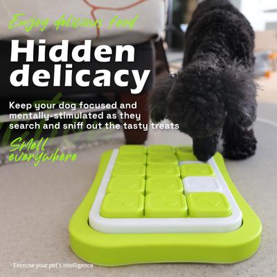 Show full view: allforpaws Interactives Dog Sokudo Starter Treat Dispensing Dog Puzzle Toy, Green slide 5 of 10