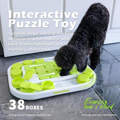 Show full view: allforpaws Interactives Dog Sokudo Treat Dispensing Dog Puzzle Toy, Green slide 6 of 11