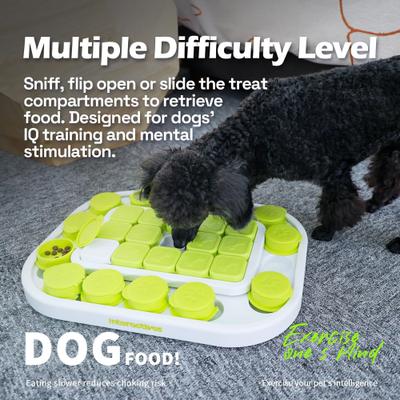 Show full view: allforpaws Interactives Dog Sokudo Treat Dispensing Dog Puzzle Toy, Green slide 3 of 11