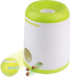 allforpaws Interactives Fetch N Treat Dog Puzzle Toy, White