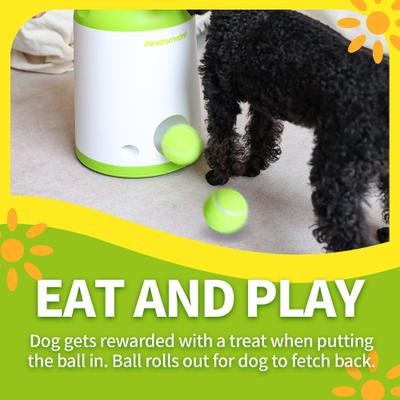Show full view: allforpaws Interactives Fetch N Treat Dog Puzzle Toy, White slide 7 of 11