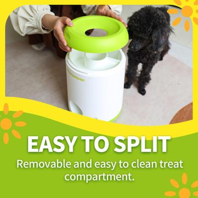 Show full view: allforpaws Interactives Fetch N Treat Dog Puzzle Toy, White slide 6 of 11