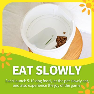 Show full view: allforpaws Interactives Fetch N Treat Dog Puzzle Toy, White slide 5 of 11