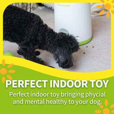 Show full view: allforpaws Interactives Fetch N Treat Dog Puzzle Toy, White slide 3 of 11