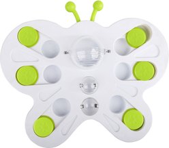 allforpaws Interactives Treat Puzzle Butterfly Cat Puzzle Toy, Green slide 2 of 9