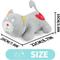Show in main carousel: allforpaws Kitty Heartbeat 'N' Warm Plush Cat Toy, Gray slide 7 of 9