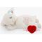 Show in main carousel: allforpaws Little Buddy Heart Beat Sheep Plush Dog Toy, White slide 1 of 11