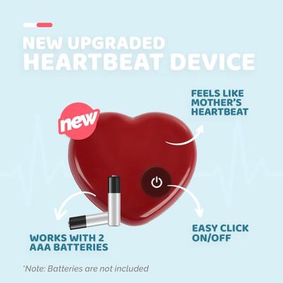 Show full view: allforpaws Little Buddy Heart Beat Sheep Plush Dog Toy, White slide 7 of 11