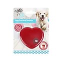 allforpaws Little Buddy Heart Beat Simulator Dog Toy, Red
