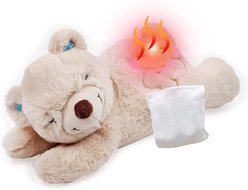 allforpaws Little Buddy Warm Bear Plush Dog Toy, Beige slide 2 of 9