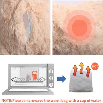 Show full view: allforpaws Little Buddy Warm Bear Plush Dog Toy, Beige slide 5 of 10