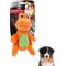 Show in main carousel: allforpaws My T-Rex Tim The Mini T-Rex Plush Squeaky Dog Toy, Orange, Small slide 1 of 9