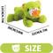 Show in main carousel: allforpaws Pups Heartbeat 'N' Warm Pacifier Buddy Plush Dog Toy, Green slide 7 of 10