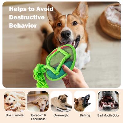 Show full view: allforpaws Rope Tangle Disc Dog Rope Tug Toy, Green slide 5 of 9