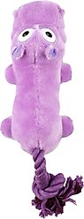 allforpaws Ultrasonic Dancing Hippo Plush Dog Toy, Purple slide 2 of 9