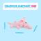 Show in main carousel: allforpaws Ultrasonic Delirious Elephant Plush Dog Toy, Pink slide 7 of 10