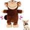 Show in main carousel: allforpaws Ultrasonic Hypno Monkey Plush Dog Toy, Brown slide 9 of 10