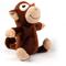 Show in main carousel: allforpaws Ultrasonic Hypno Monkey Plush Dog Toy, Brown slide 8 of 10