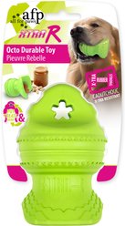 allforpaws Xtra-R-Xtra-R Octo Dog Chew Toy, Green