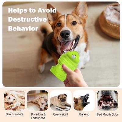 Show full view: allforpaws Xtra-R-Xtra-R Octo Dog Chew Toy, Green slide 5 of 8