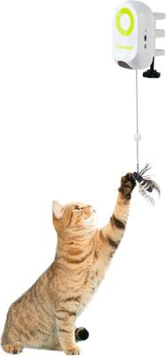 Show full view: allforpaws Yoyo Bug Interactive Cat Toy, White slide 8 of 9