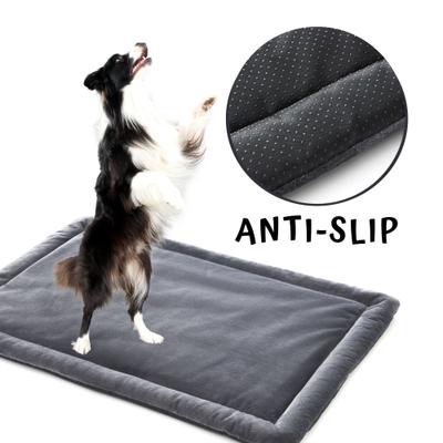 Show full view: Allisandro anti-slip kennel pads waterproof dog bed, Grey, X-Large slide 4 of 6